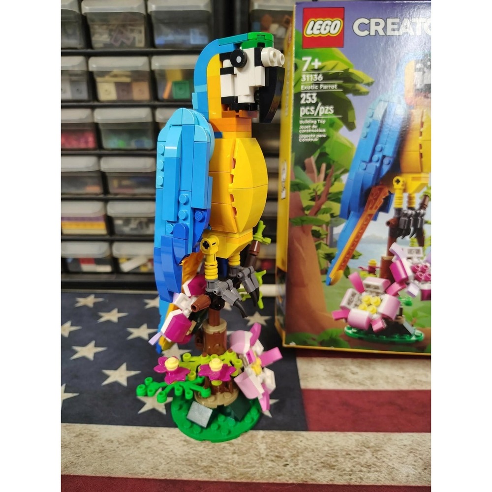 Lego Set 31136 Exotic Parrot Complete Build No Book No Extra Pcs